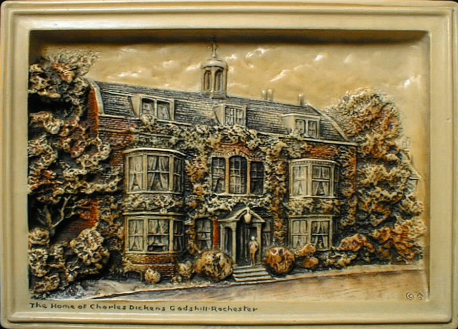 Print - The Home of Charles Dickens Gadshill Rochester